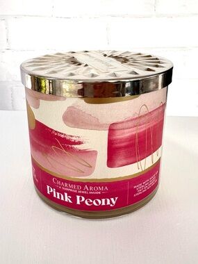 Pink Peony Scented Candle From Charmed Aroma